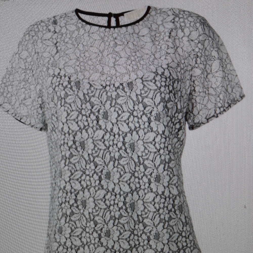 Michael Michael kors lace floral blouse small